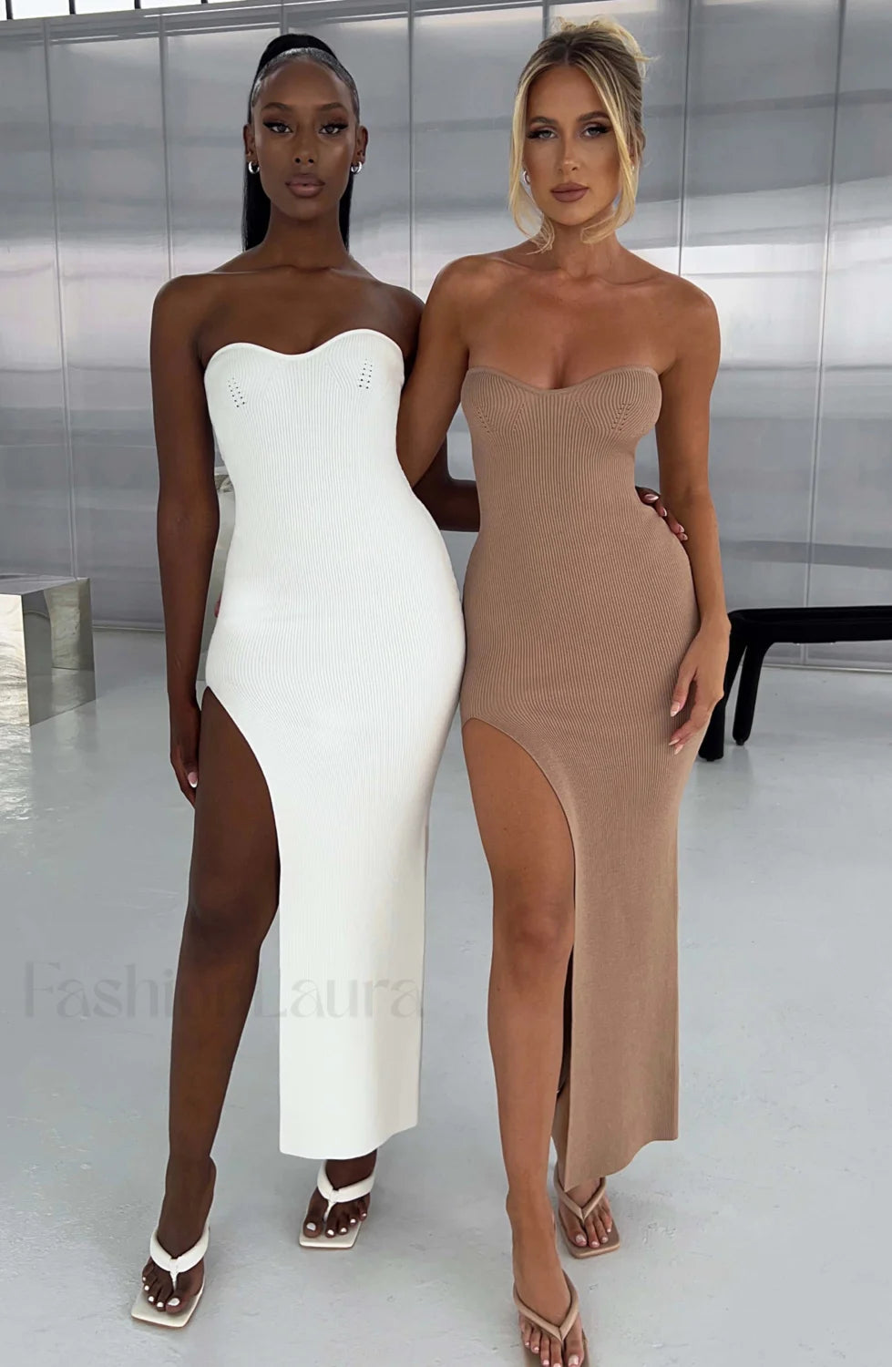 Angela Maxi Graceful Dress White Dress