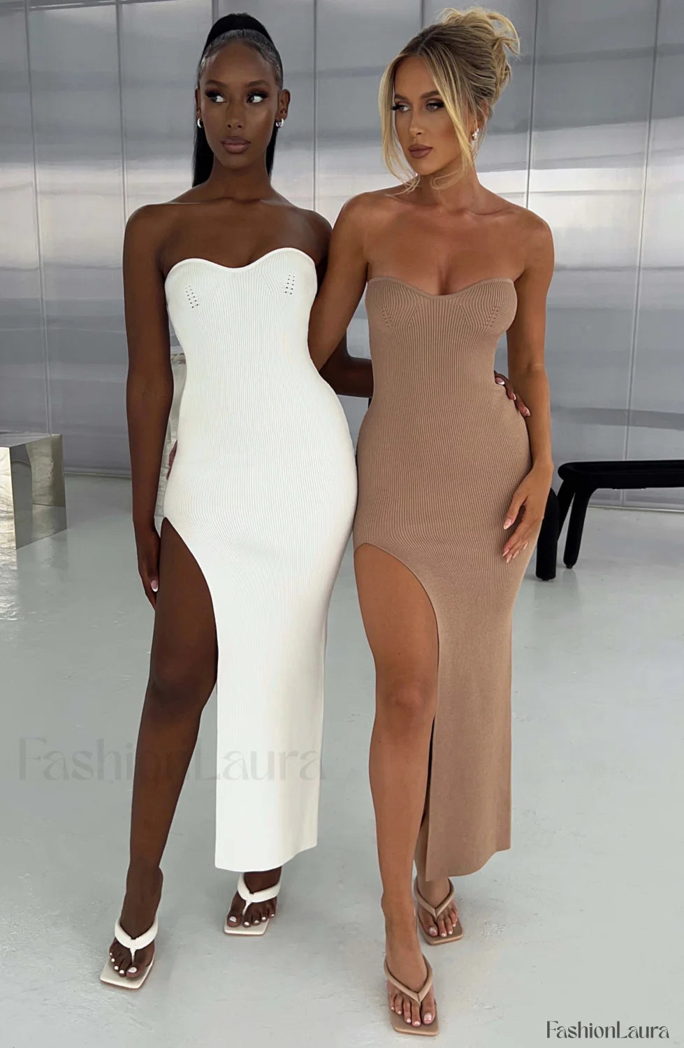 Angela Maxi Graceful Dress White Dress