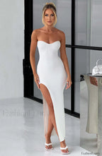 Angela Maxi Graceful Dress White XS Dress
