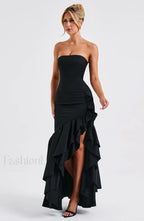 Angelina Maxi Graceful Dress Black Dress