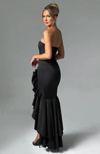 Angelina Maxi Graceful Dress Black Dress