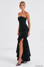 Angelina Maxi Graceful Dress Black Dress