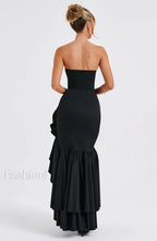 Angelina Maxi Graceful Dress Black Dress