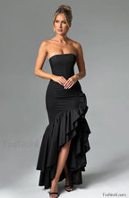 Angelina Maxi Graceful Dress Black Dress