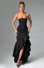 Angelina Maxi Graceful Dress Black XS Dress