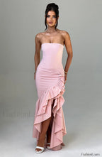 Angelina Maxi Graceful Dress Blush Dress