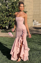 Angelina Maxi Graceful Dress Blush Dress