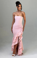 Angelina Maxi Graceful Dress Blush Dress