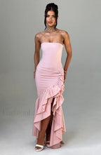 Angelina Maxi Graceful Dress Blush Dress