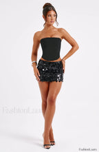 Anissa Mini Graceful Skirt Black Skirt