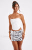 Anissa Mini Graceful Skirt Silver XS Skirt