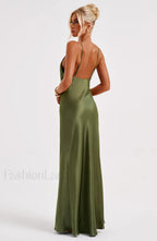 Anja Maxi Graceful Dress Khaki Dress