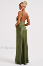 Anja Maxi Graceful Dress Khaki Dress