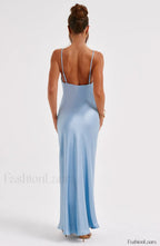 Anja Maxi Graceful Dress Turquoise Dress