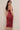 Anja Wine Satin Charming Corset Midi Dress Secondary image