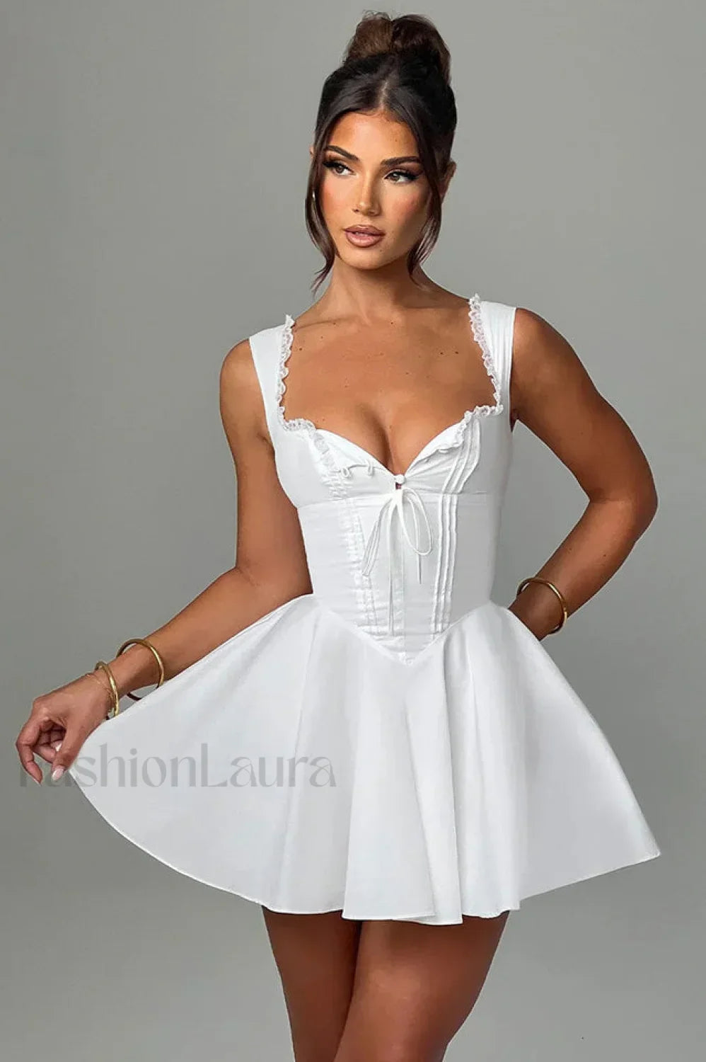 Antonella Elegant Mini Dress Secondary image