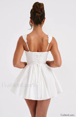 Antonella Mini Graceful Dress Ivory Dress
