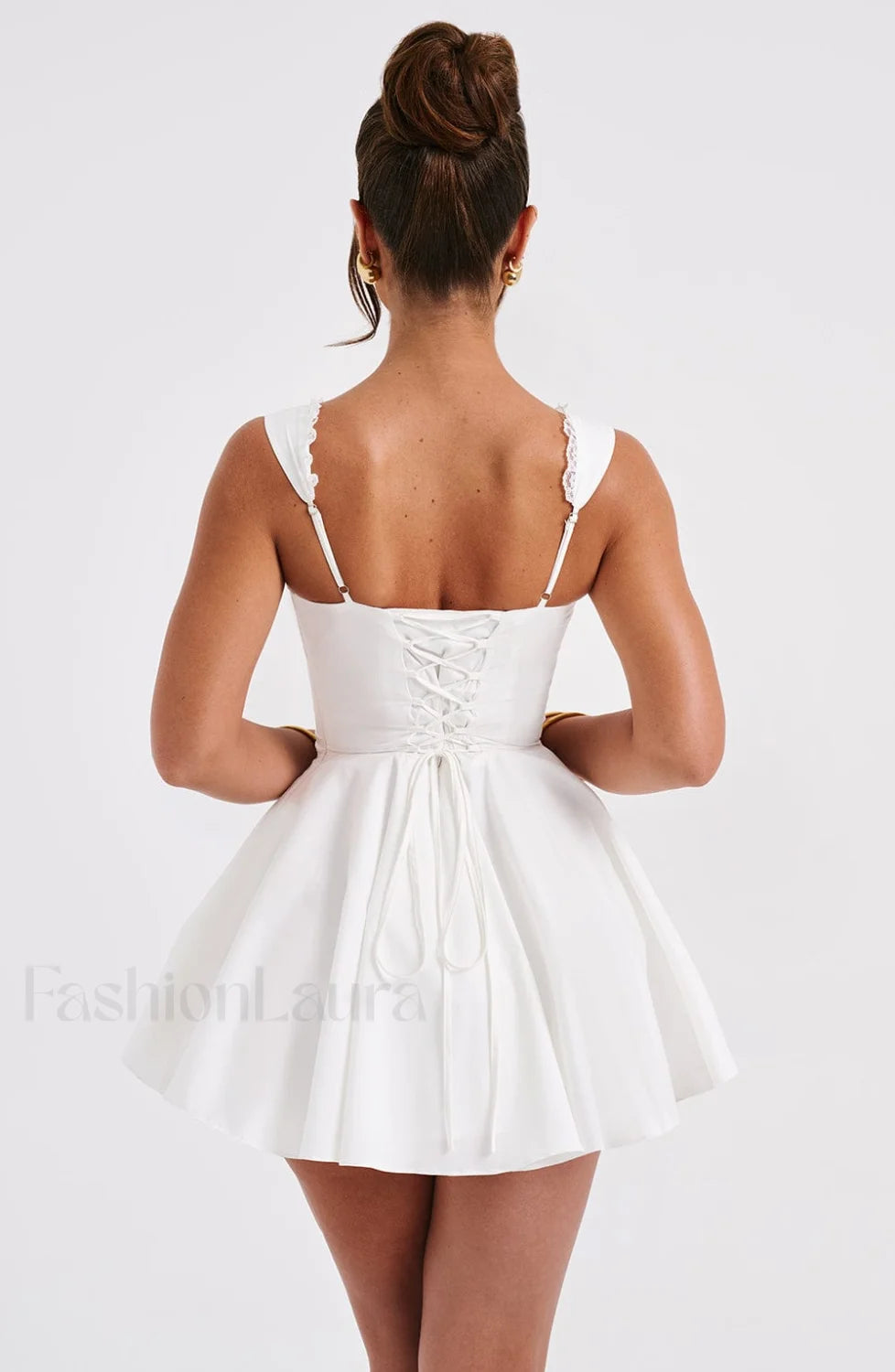 Antonella Mini Graceful Dress Ivory Dress