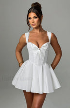 Antonella Mini Graceful Dress Ivory Dress