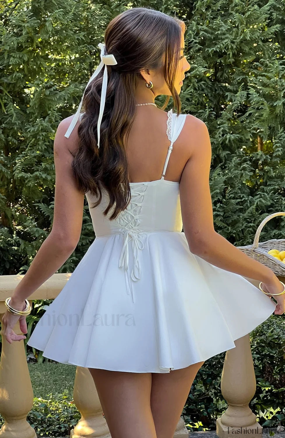 Antonella Mini Graceful Dress Ivory Dress