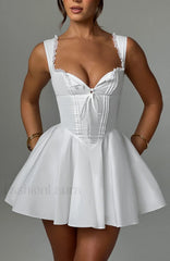 Antonella Mini Graceful Dress Ivory XS Dress