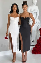 Ardelle Midi Graceful Dress Black Dress