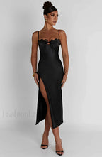 Ardelle Midi Graceful Dress Black Dress