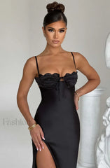 Ardelle Midi Graceful Dress Black Dress