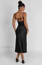 Ardelle Midi Graceful Dress Black Dress