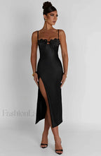 Ardelle Midi Graceful Dress Black Dress