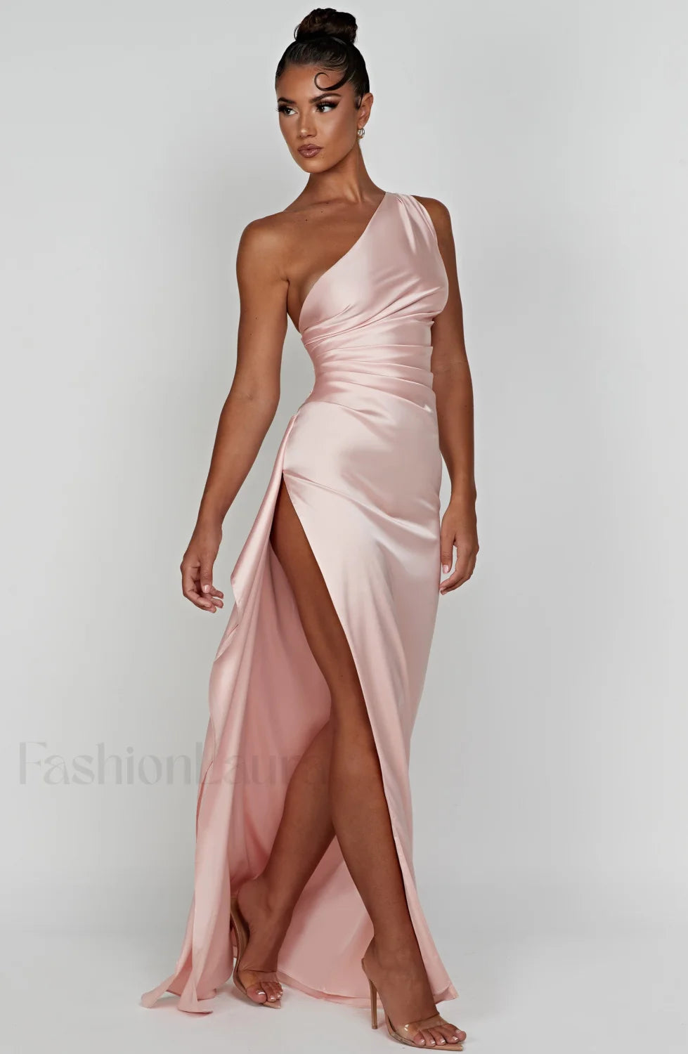 Ariel Maxi Graceful Dress Blush Dress