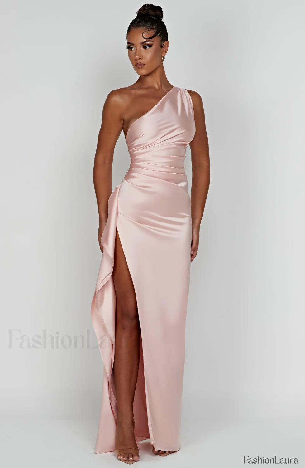 Ariel Maxi Graceful Dress Blush Dress
