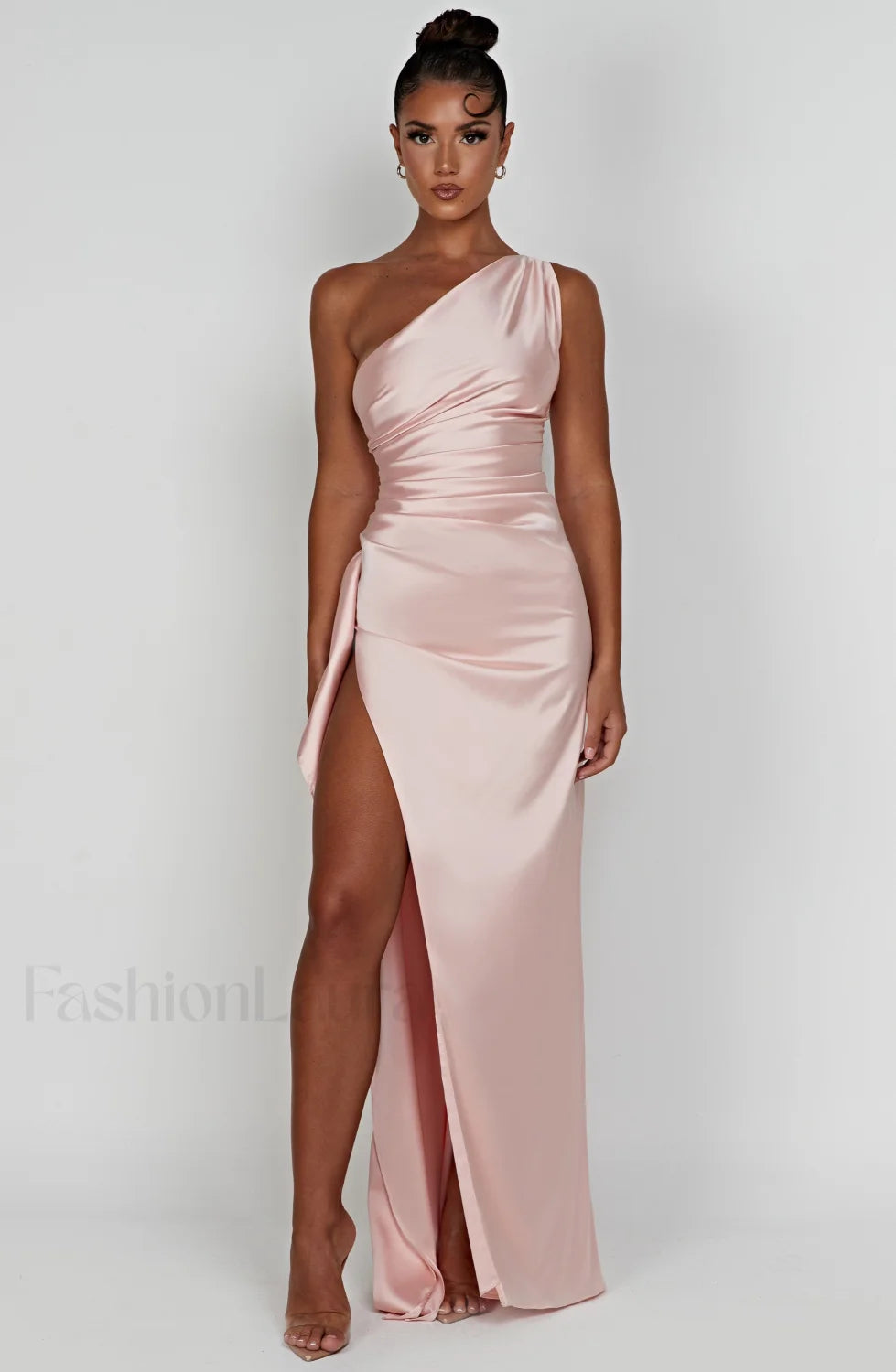 Ariel Maxi Graceful Dress Blush Dress