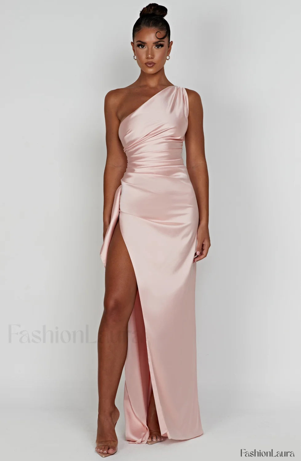 Ariel Maxi Graceful Dress Blush Dress