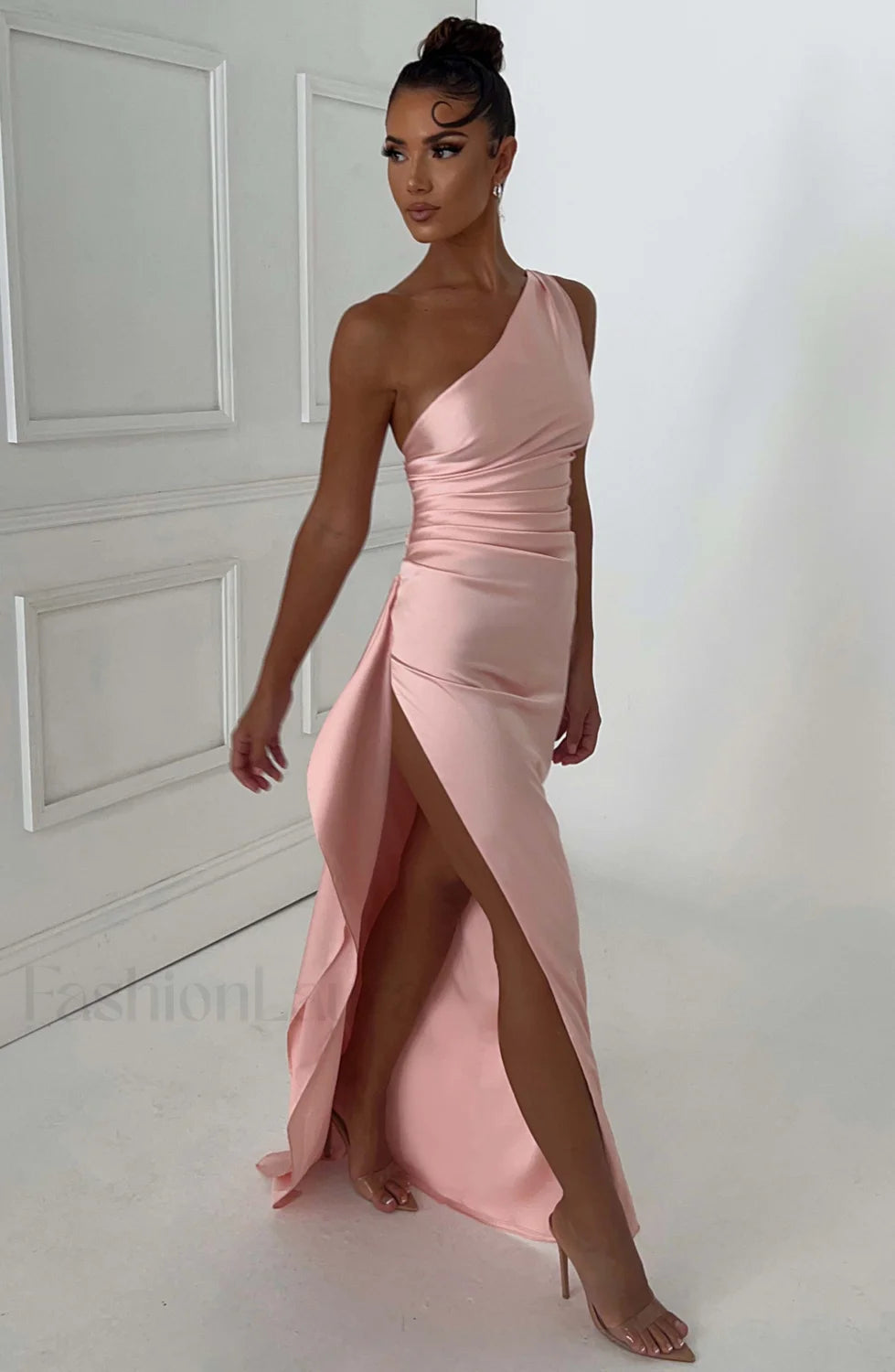 Ariel Maxi Graceful Dress Blush Dress