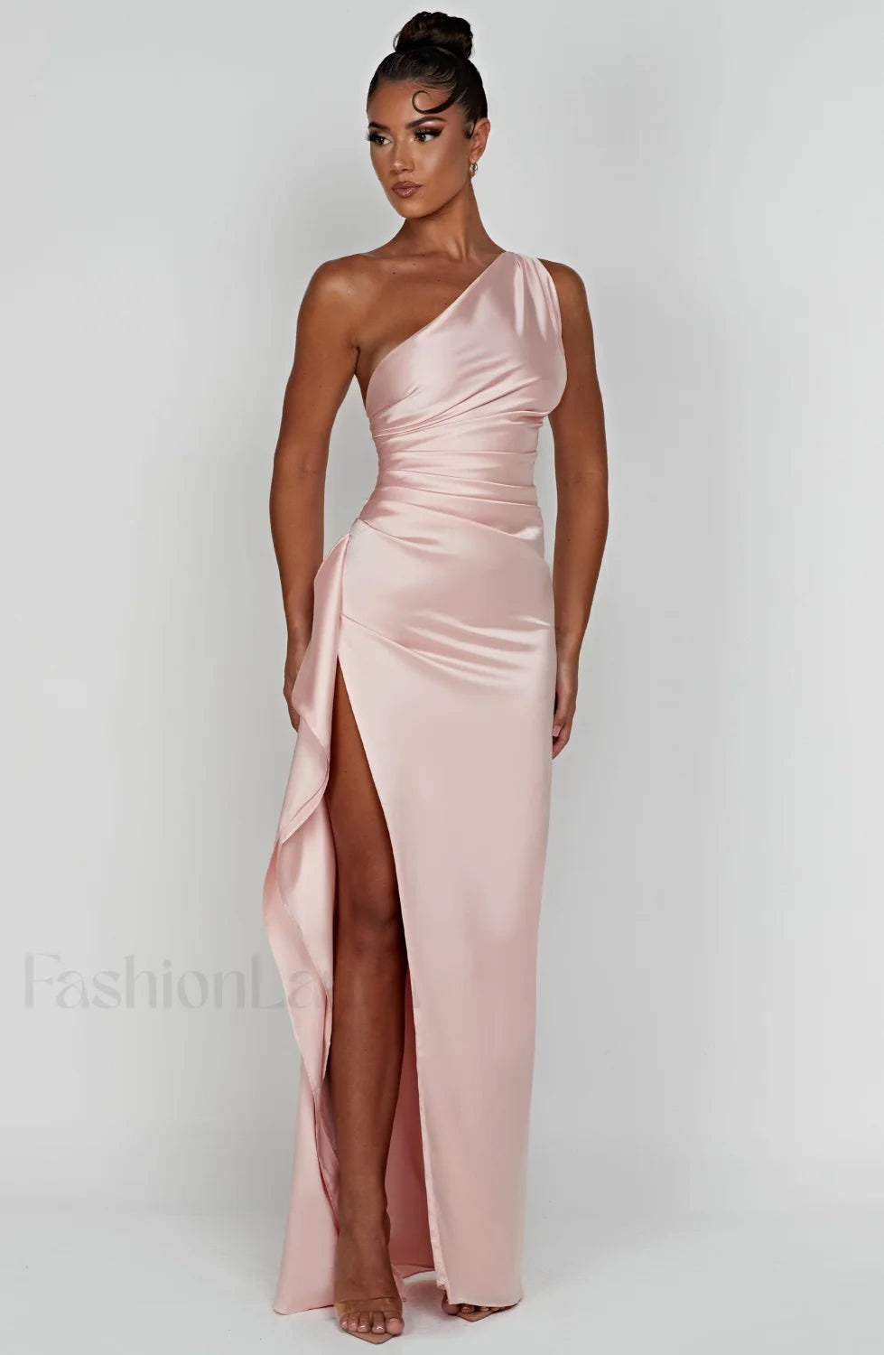 Ariel Maxi Graceful Dress Blush Dress
