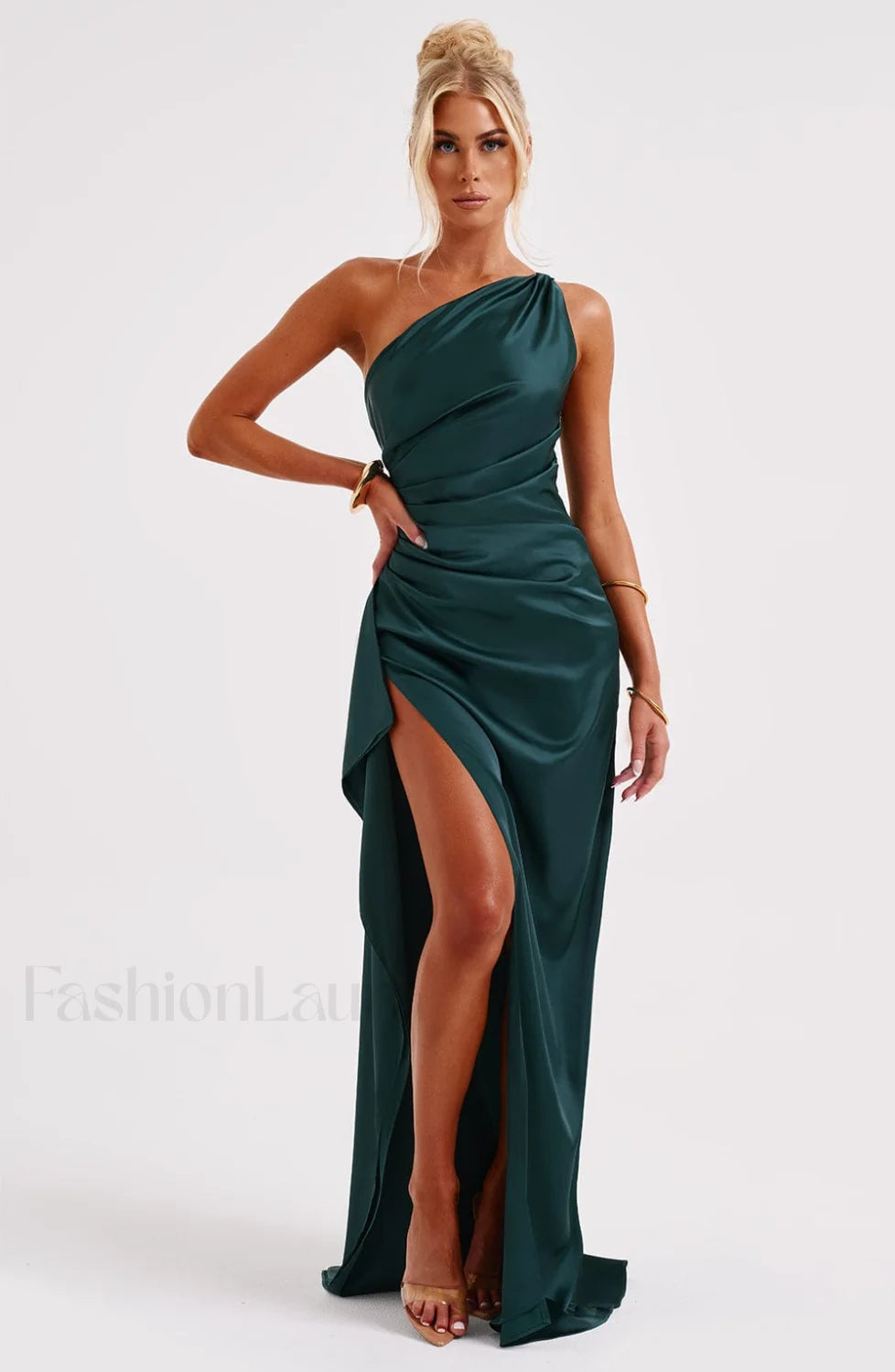 Ariel Maxi Graceful Dress Emerald Dress