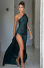 Ariel Maxi Graceful Dress Emerald XS Dress