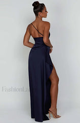 Ariel Maxi Graceful Dress Navy Dress