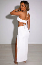 Ariela Maxi Graceful Skirt White Skirt
