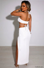 Ariela Maxi Graceful Skirt White Skirt