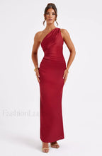 Arizona Maxi Graceful Dress Wine Party Dresses L