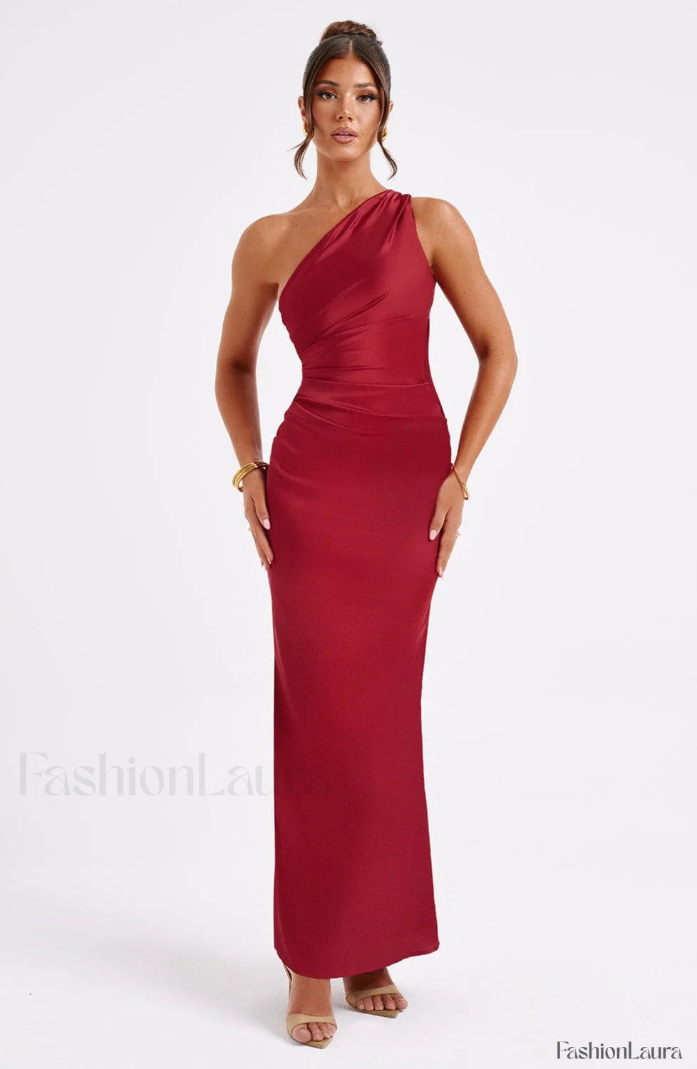 Arizona Maxi Graceful Dress Wine Party Dresses L