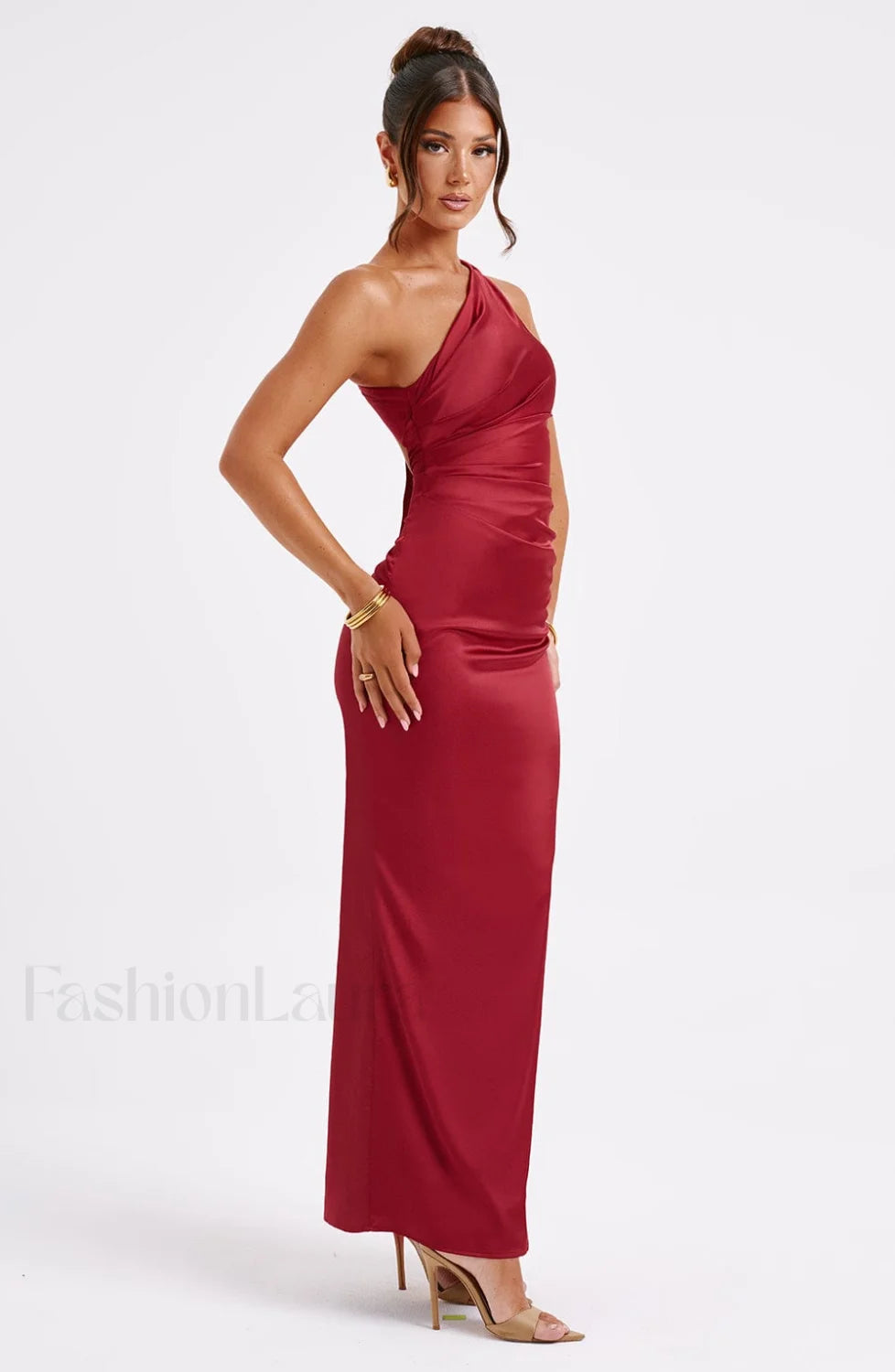 Arizona Maxi Graceful Dress Wine Party Dresses L