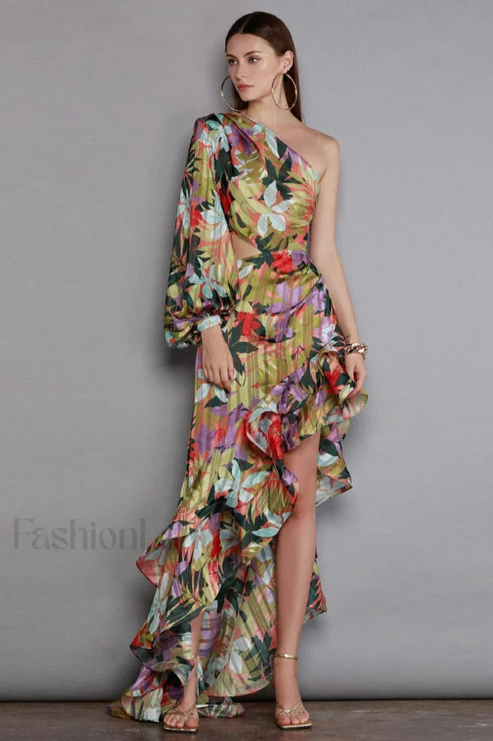 Asfrid Printed Stylish Maxi Dress Main image