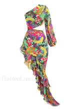 Asfrid Printed Stylish Maxi Dress