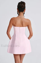 Asha Mini Graceful Dress Blush Dress