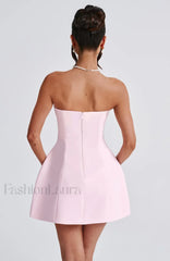 Asha Mini Graceful Dress Blush Dress