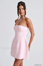 Asha Mini Graceful Dress Blush Dress