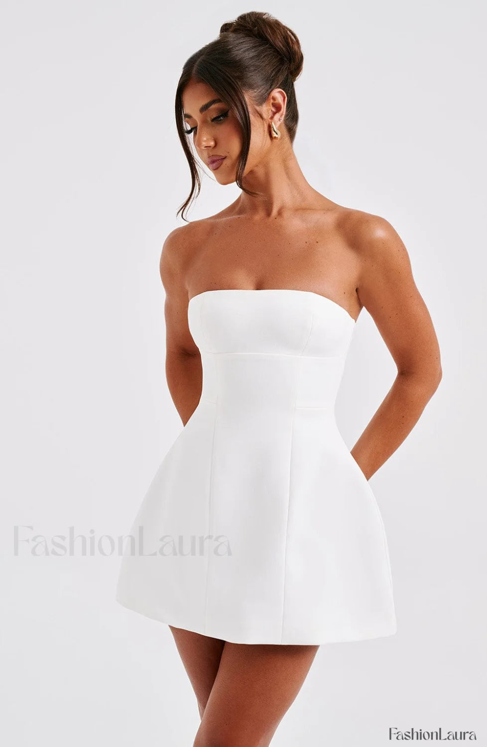 Asha Mini Graceful Dress Ivory Dress